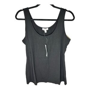 Shavonne Dorsey Women's Black Scoop Neck Tank Large (NWT)